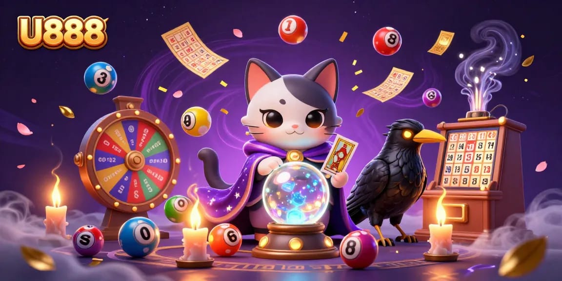 U888 engages players with thrilling lottery action featuring colorful balls and dynamic game elements.