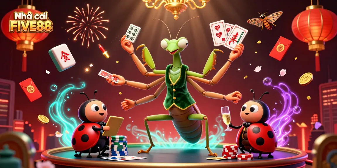 Experience thrilling gameplay at Nhà cái FIVE88 with vibrant casino action and colorful game elements.